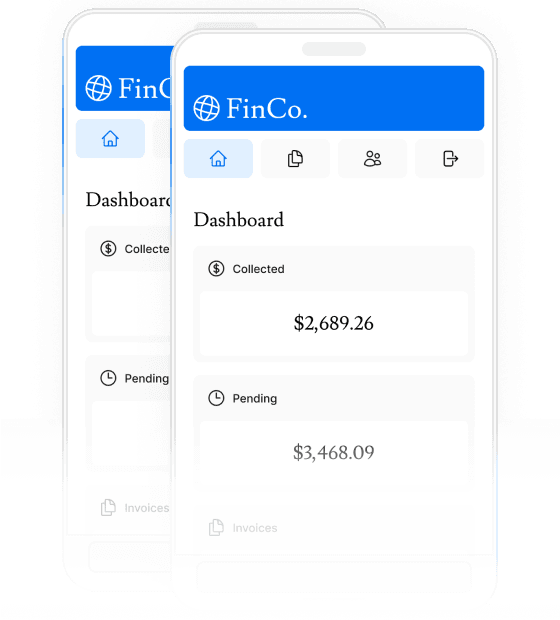 Screenshots of the dashboard project